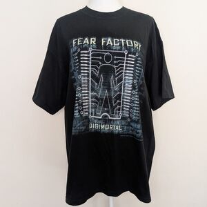 Fear Factory Digimortal Y2K T-Shirt Industrial Metal